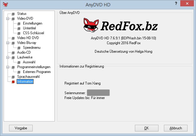 download redfox anydvd